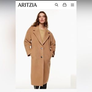 Almost new Aritzia trench coat. Wool.